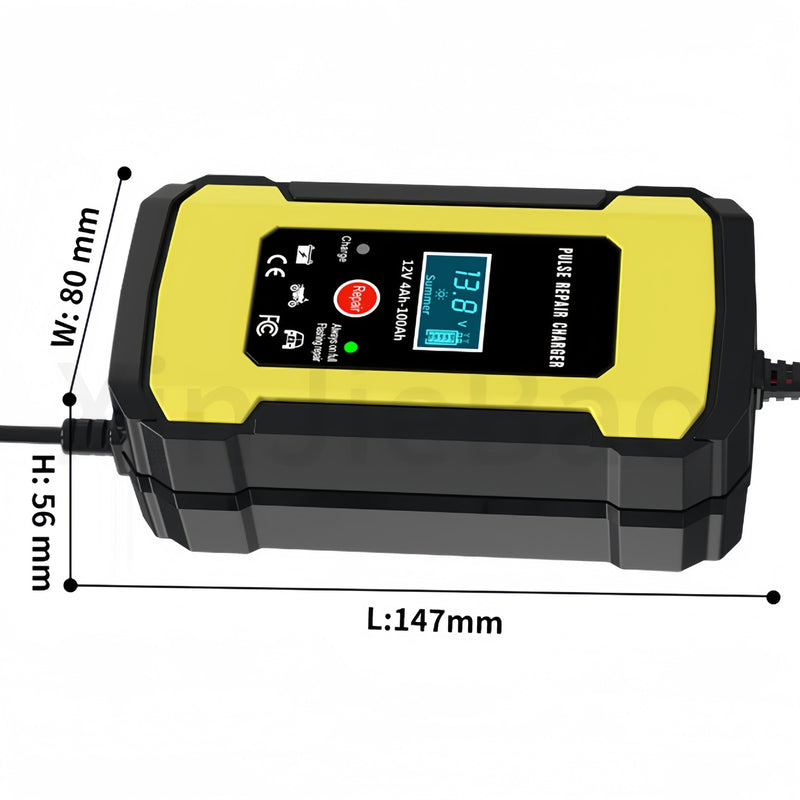 12V6A Charger Car Battery Charger Motorcycle Battery Charger 12V Smart Battery Charger