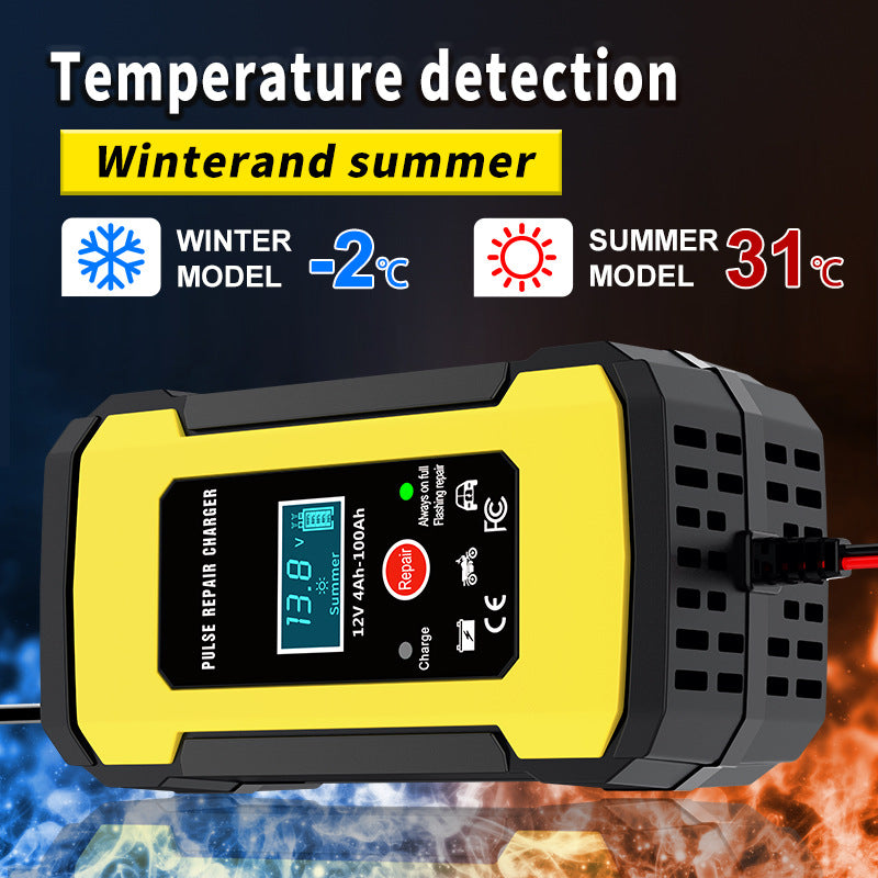 12V6A Charger Car Battery Charger Motorcycle Battery Charger 12V Smart Battery Charger