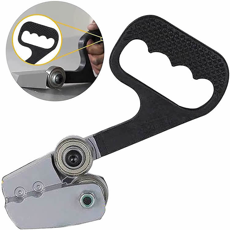 Novo cortador de chapas metálicas rápido e portátil em liga de alumínio.