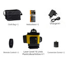 tripé/nivelar a laser 16 linhas laser profissional nível linha verde auto-nivelamento 360 autonivelante