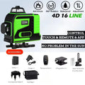 tripé/nivelar a laser 16 linhas laser profissional nível linha verde auto-nivelamento 360 autonivelante