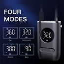 1 conjunto de bomba de ar do carro portátil mini auto-proveada bomba de pneu elétrica portátil sem fio display digital bomba de carregamento