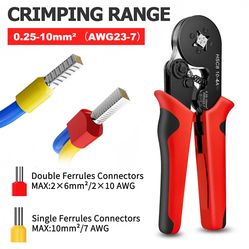 Tubo elétrico isolado terminal ve terminais de crimpagem tubular fio cabo conector virolas terminal conectores kit