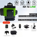 tripé/nivelar a laser 16 linhas laser profissional nível linha verde auto-nivelamento 360 autonivelante
