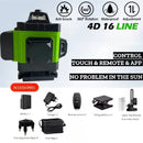 tripé/nivelar a laser 16 linhas laser profissional nível linha verde auto-nivelamento 360 autonivelante